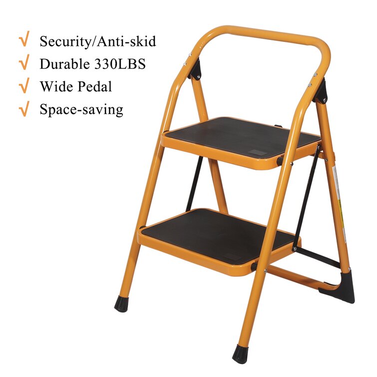 Space saving step online ladder